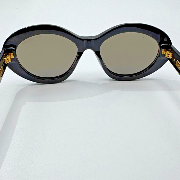 Tom Ford Sunglasses Icon TF1328 01A Black Oval Frame Gray Lens 55-18-140 main image 13
